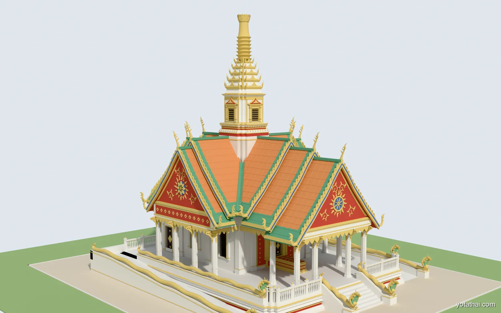 เมรุทรงไทยประยุกต์